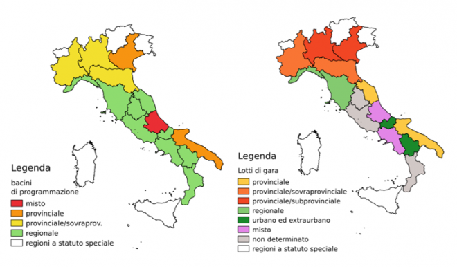 Fonte: nostre elaborazioni su normativa regionale